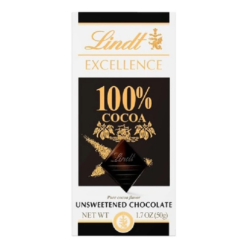 Lindt Excellence 100% Cocoa 50g