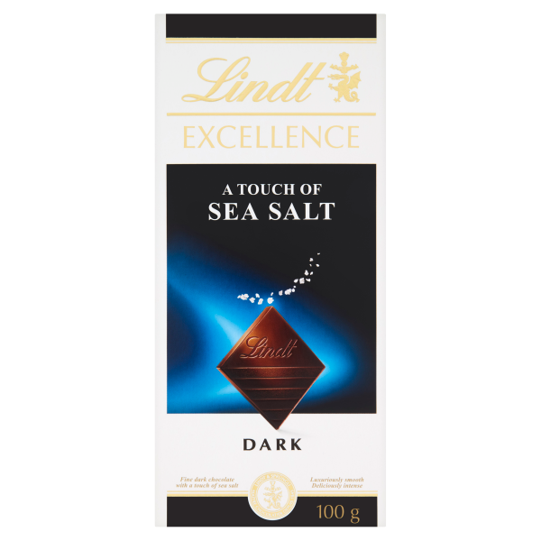 Lindt Excellence csokoládé Tengerisós 100g /20/