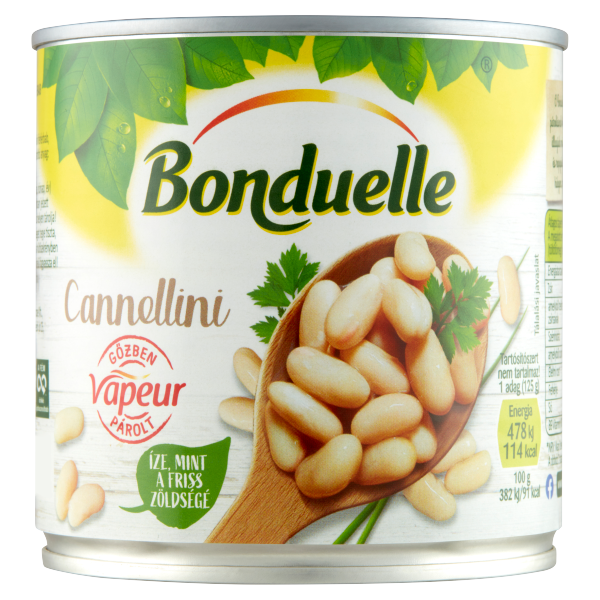 BONDUELLE VAPEUR CANNEL.FEHÉRBAB 310G/250G