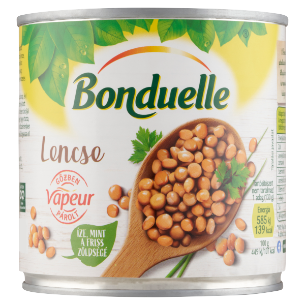 BONDUELLE VAPEUR LENCSE 310G/ 265G
