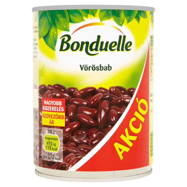 BONDUELLE VÖRÖSBAB MAXIPACK 545G/340G