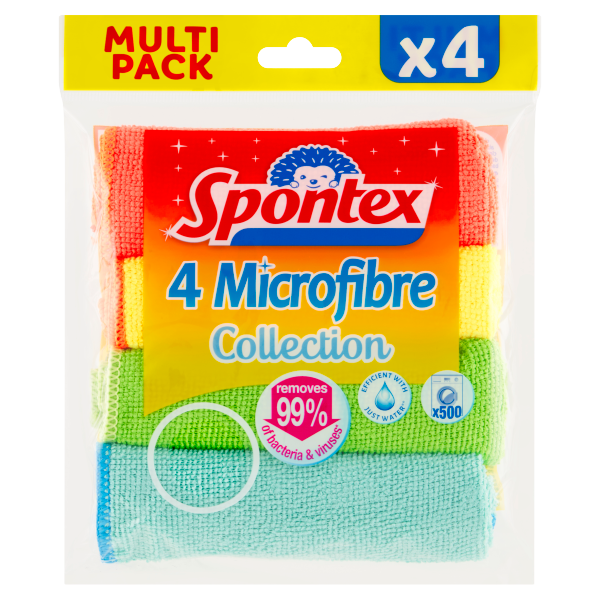 Spontex Microfibre törlőkendő 4db