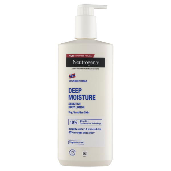 Neutrogena testápoló 400ml DeepMoist.érzékeny bőrre