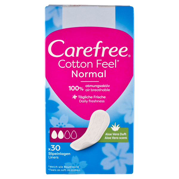 CAREFREE TISZT.BETÉT ALOE VERA 30 DB