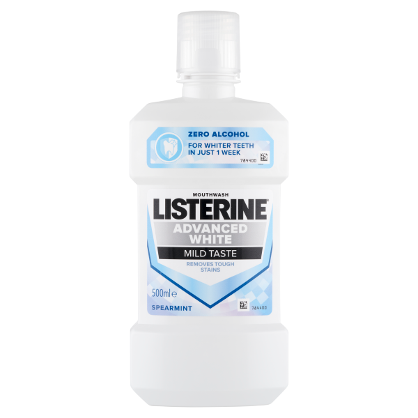 LISTERINE 500ml ADVANCED WHITE MILD