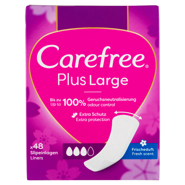 Carefree tisztasági betét Large Fresh 48