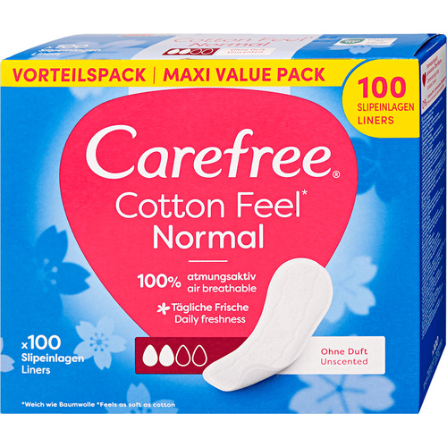 Carefree tisztasági betét Cotton 100db