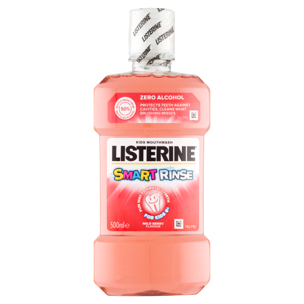 Listerine 500ml Smart Rinse Mild Berry