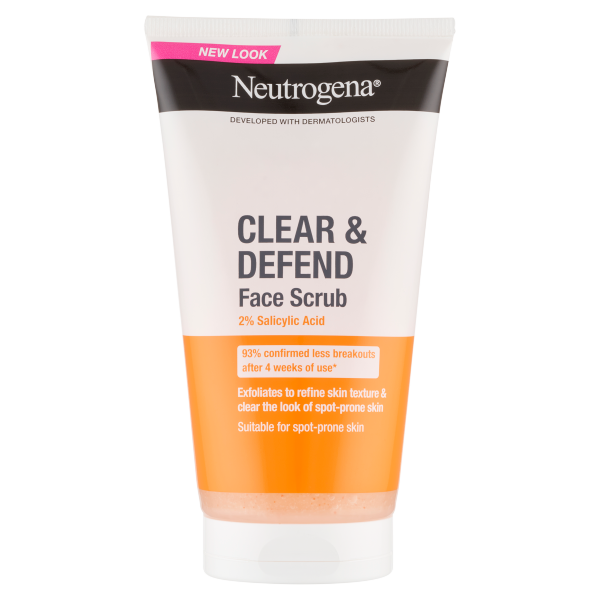 Neutrogena bőrradír 150ml Clear&Defend