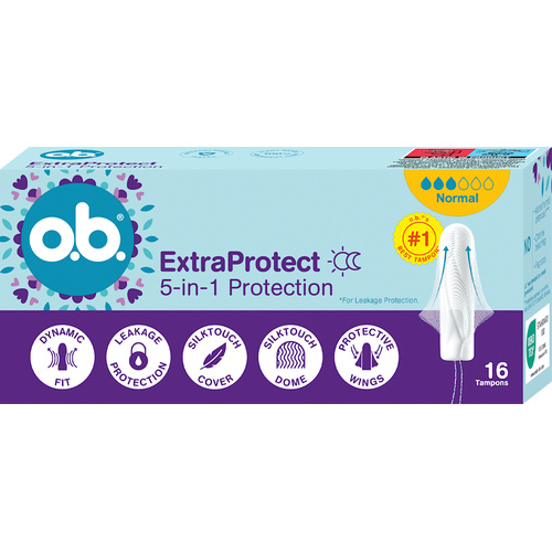 OB tampon Extra Protect Normal 16db Új