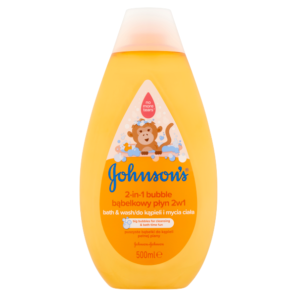 Johnson's 2in1 buborékos fürdető és tusfürdő 500ml