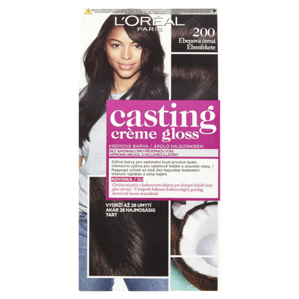 Casting CrémeGloss hajfesték 200 ébenfekete
