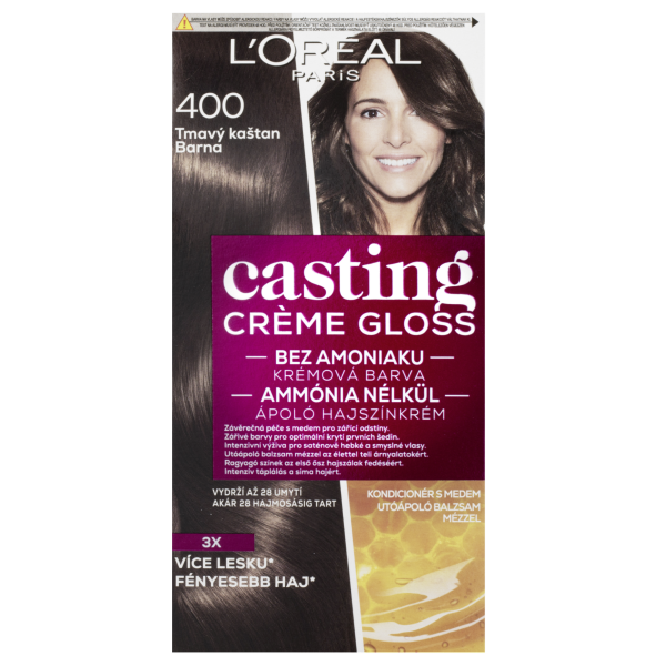 Casting CrémeGloss hajfesték 400 Barna