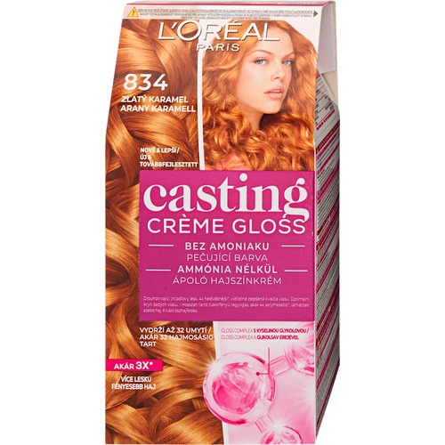 Casting CrémeGloss hajfesték 834 Borostyánszőke