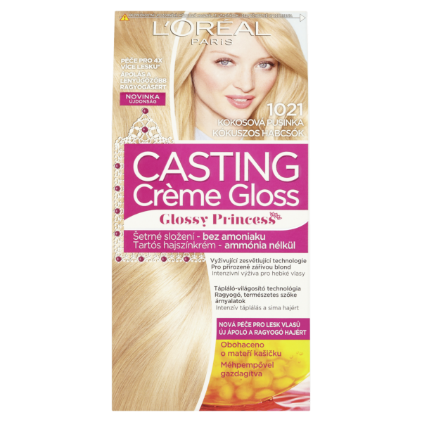 Casting CrémeGloss hajfesték 1021 Világos gyöngyszőke