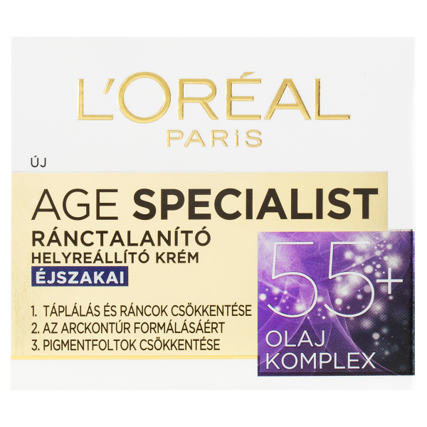 L'Oreal AgeSpecialist arckrém 55+ éjszakai 50ml