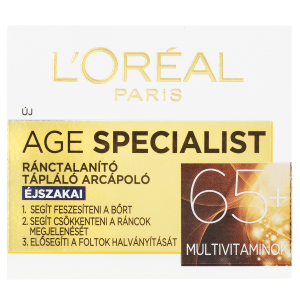 L'Oreal AgeSpecialist éjszakai arckrém 65+ 50ml