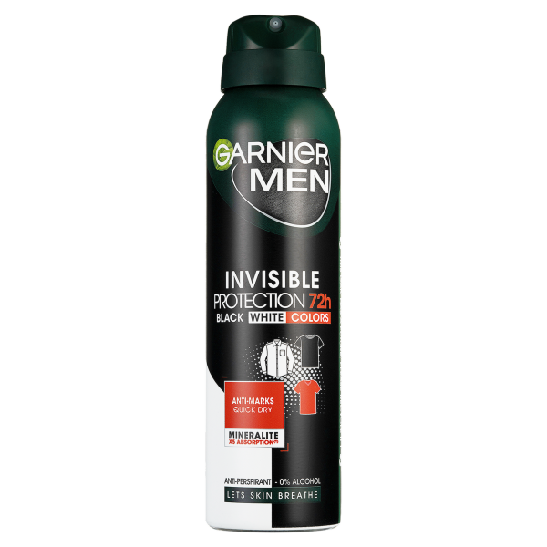 Garnier Men Deo 150ml Invisible BWC 72h