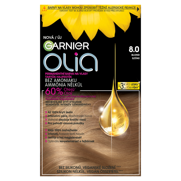 Olia Hajfesték 8.0 Blond