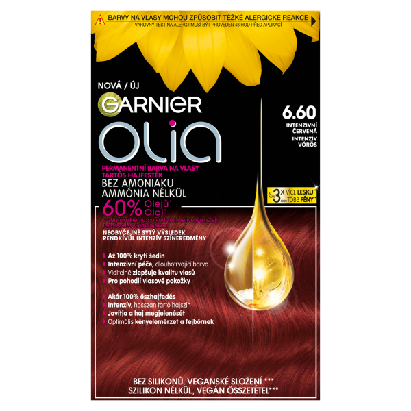 Olia Hajfesték 6.60 Intense Red