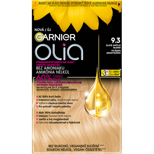 Olia Hajfesték 9.3 Gold Light Blond