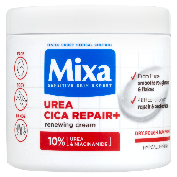 Mixa ápolókrém 400ml Urea Cica Repair+
