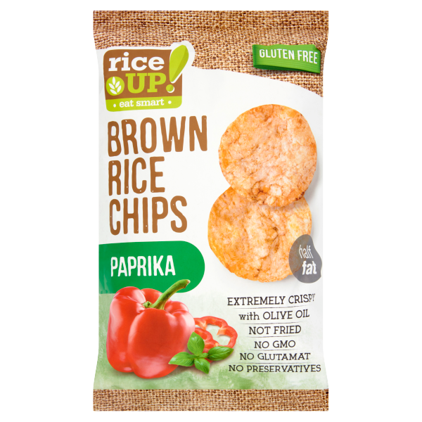 Rice Up Rizs Chips Paprikás 60g /24/