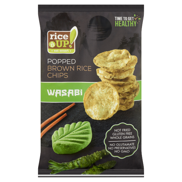 Rice Up Rizs Chips Wasabi íz. 60g /24/