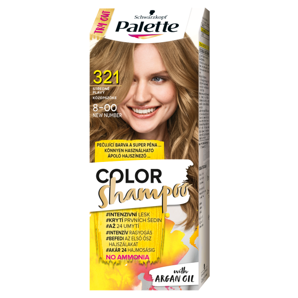 Palette C. Shampoo 8-00 (321) középszőke