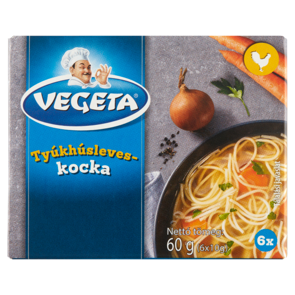 PODRAVKA VEGETA KOCKA TYÚKHÚSLEVES 60G