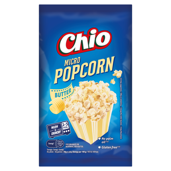 Chio Micro Popcorn Vajas 80g /36/