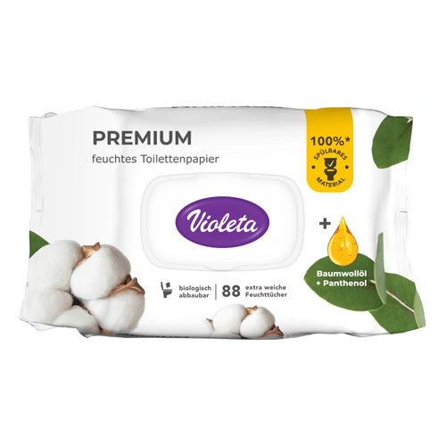 Violeta Nedves toalettpapír Premium 88db