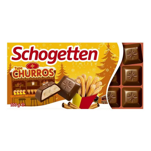 Schogetten Tejcsokoládé Churros 100g