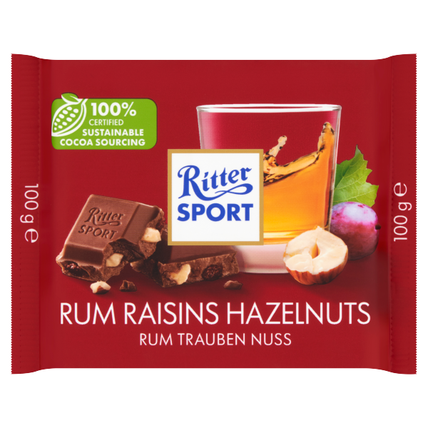 Ritter Sport rum-mazs.-mogy. 100g