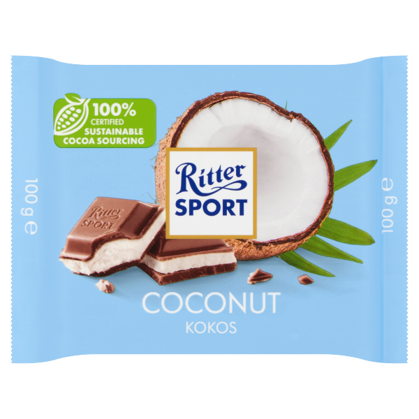 Ritter Sport csokolád Kokos 100g /12/