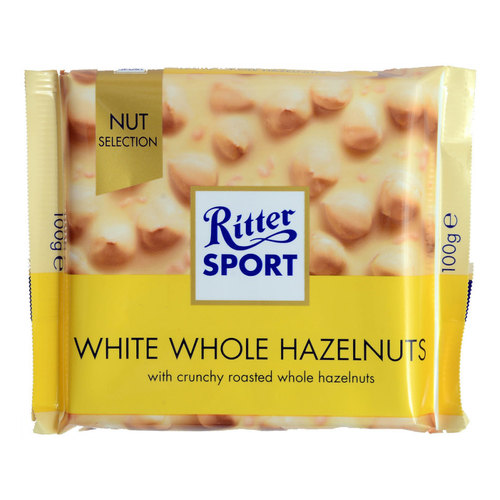 Ritter Sport Selection csokoládé Egészmogyoró fehér 100g