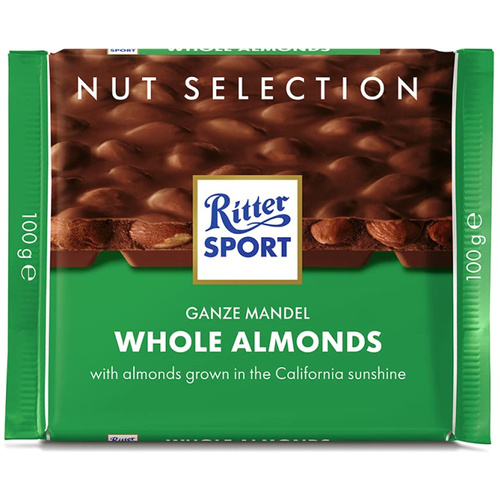 Ritter Sport Selection egész mandula 100g