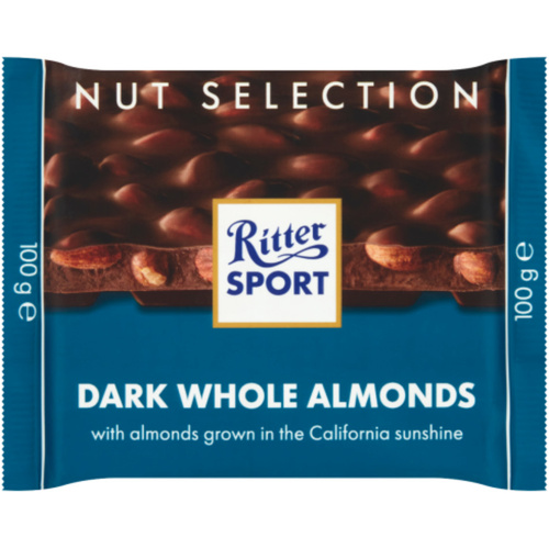 Ritter Sport Selection ét egész mandula 100g