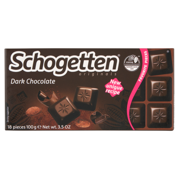 Schogetten Táblás Étcsokoládé 100g /15/
