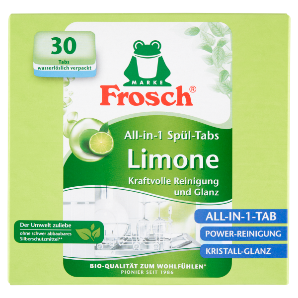 Frosch Mosogatógép tabl.Z.citrom 30db