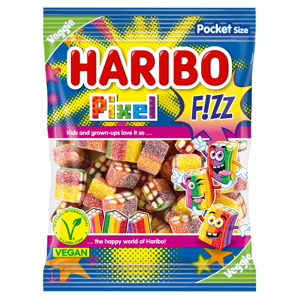 Haribo Pixel Fizz 80 g K30VK