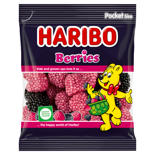 HARIBO BERRIES SZEDER-MÁLNA 100G