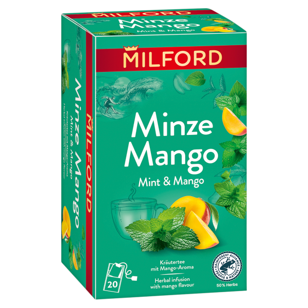 Milford Borsmenta-mangó gyógyn tea 35g