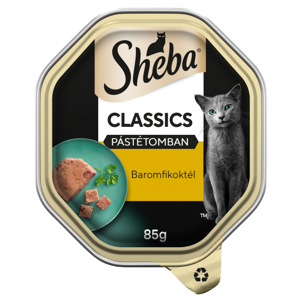 SHEBA alutálca szárnyas válogatás 85g