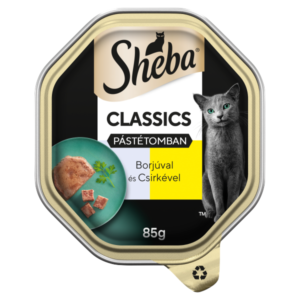 SHEBA alutálca borjú-csirke 85g