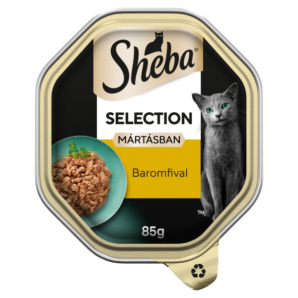 SHEBA alutálca Szárnyas darabokkal 85g