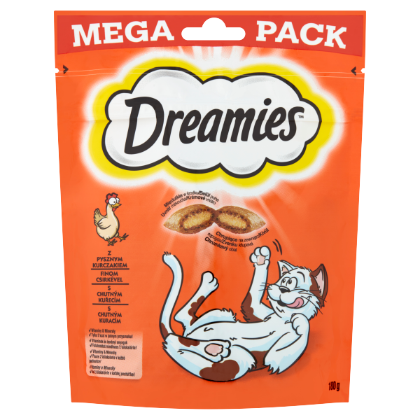DREAMIES jutalomfalat Mega Csirke 180g