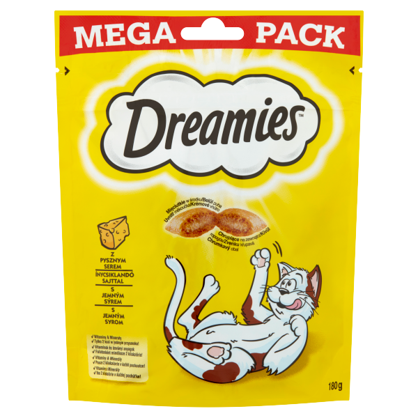 DREAMIES jutalomfalat Mega Sajt 180g