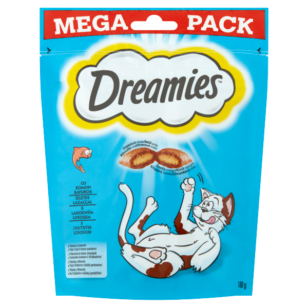 DREAMIES jutalomfalat Mega Lazac 180g