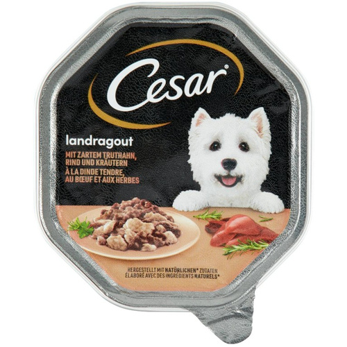 CESAR alutálca pulyka-marha150g